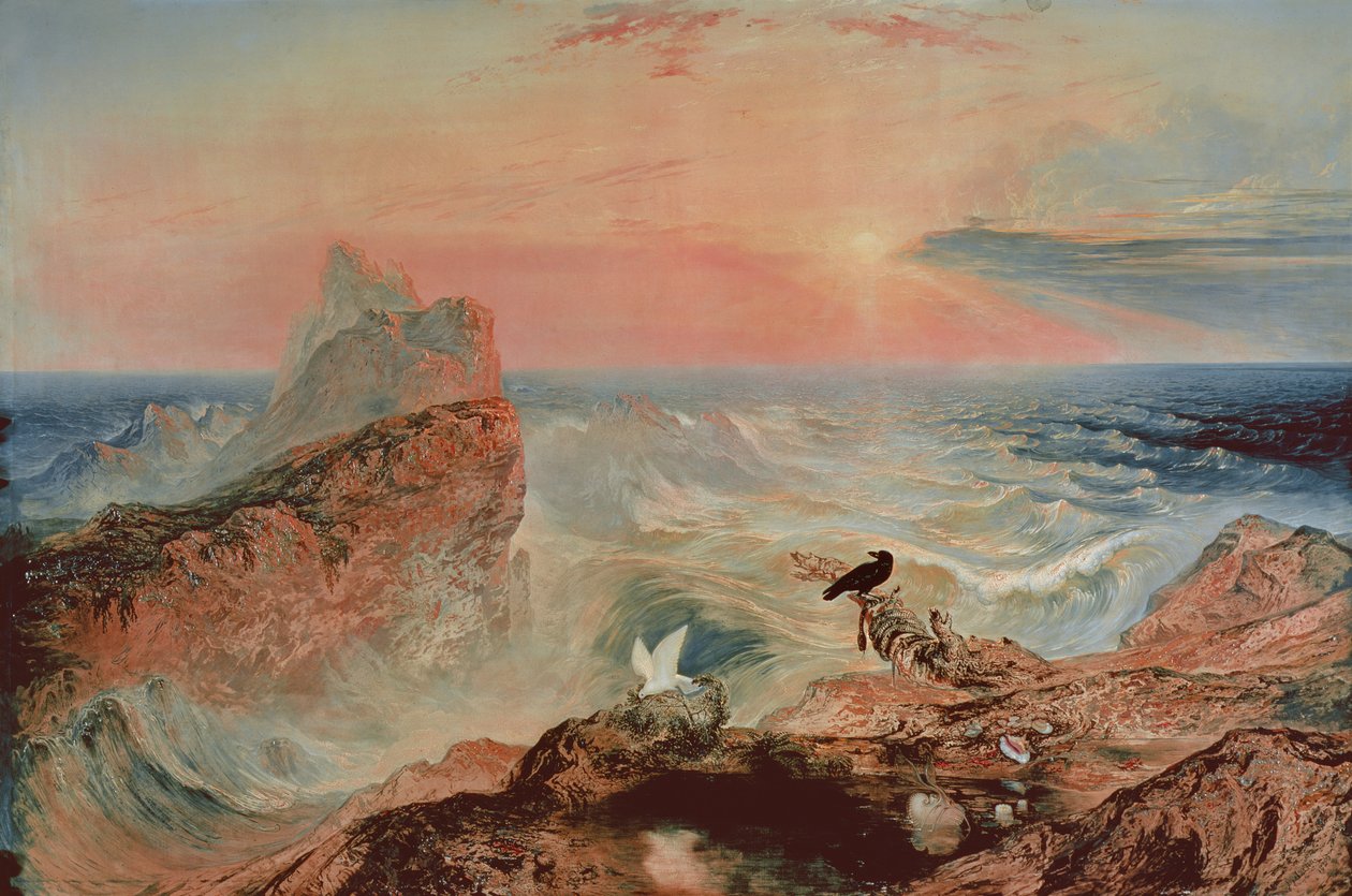 Assuaging of the Waters, 1840  by John Martin