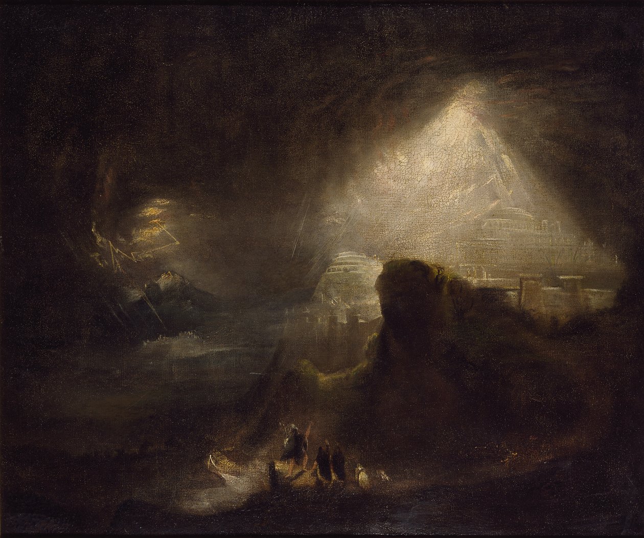 Joshua, Güneşe Durma Emri veriyor, 19. yüzyıl by John Martin
