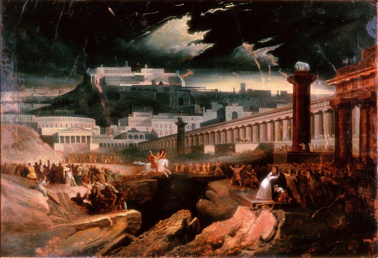 ಮಾರ್ಕಸ್ ಕರ್ಟಿಯಸ್, ಸಿ.1827 by John Martin