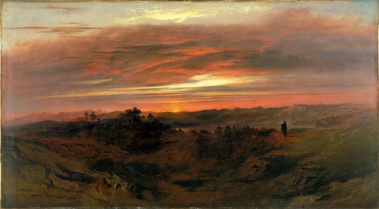 Yalnızlık, 1843 by John Martin
