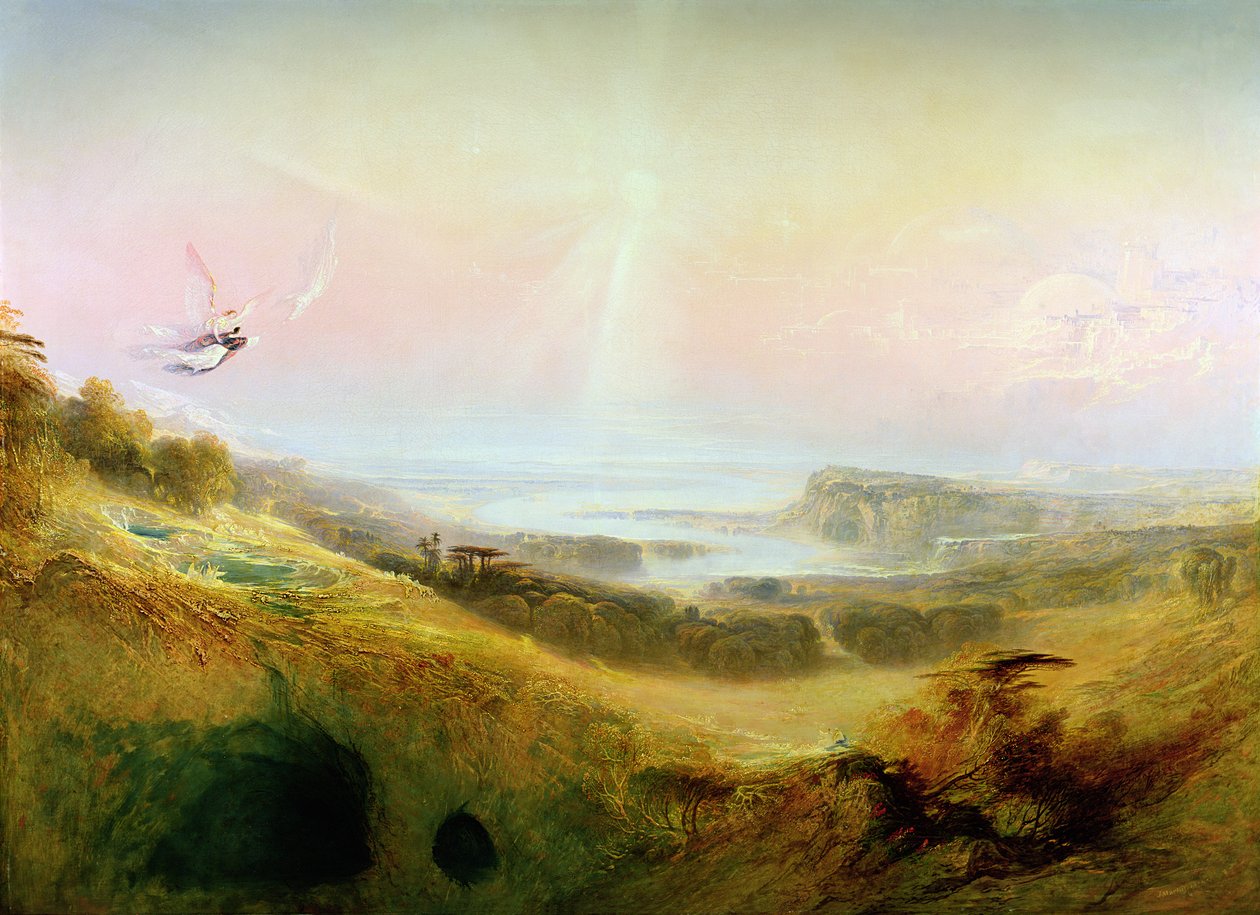 Göksel Şehir ve Mutluluk Nehri, 1841 by John Martin