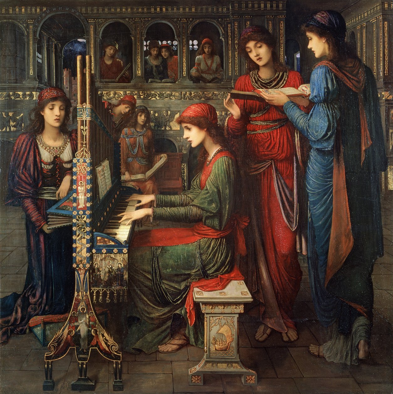 NS. Cecilia, 1897 by John Melhuish Strudwick