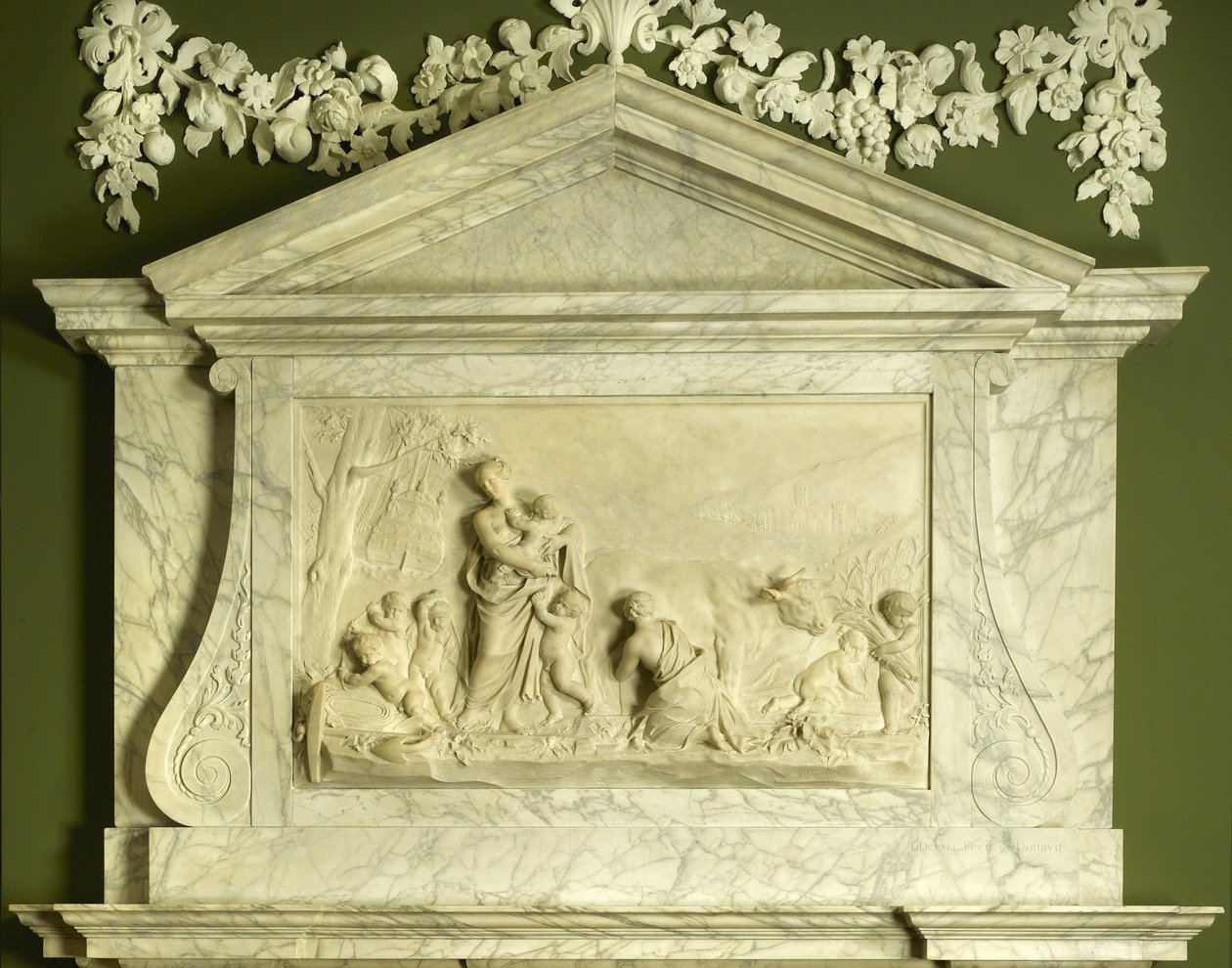 Hayır Kurumu, 1746 (mermer) by John Michael Rysbrack