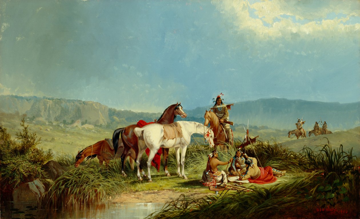 Kızılderililer Oyun Kağıtları, 1866 by John Mix Stanley
