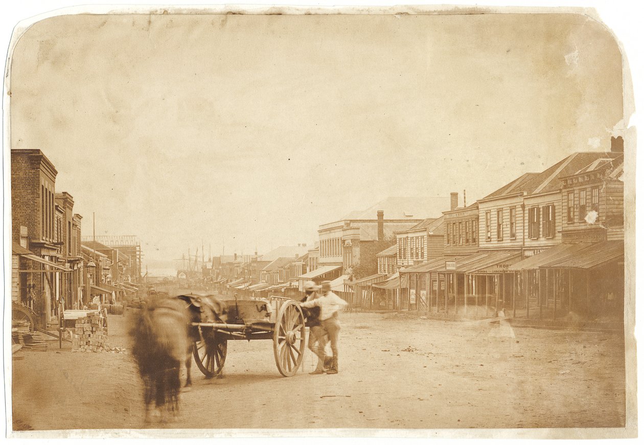 Upper Queen Street, Auckland, 1859