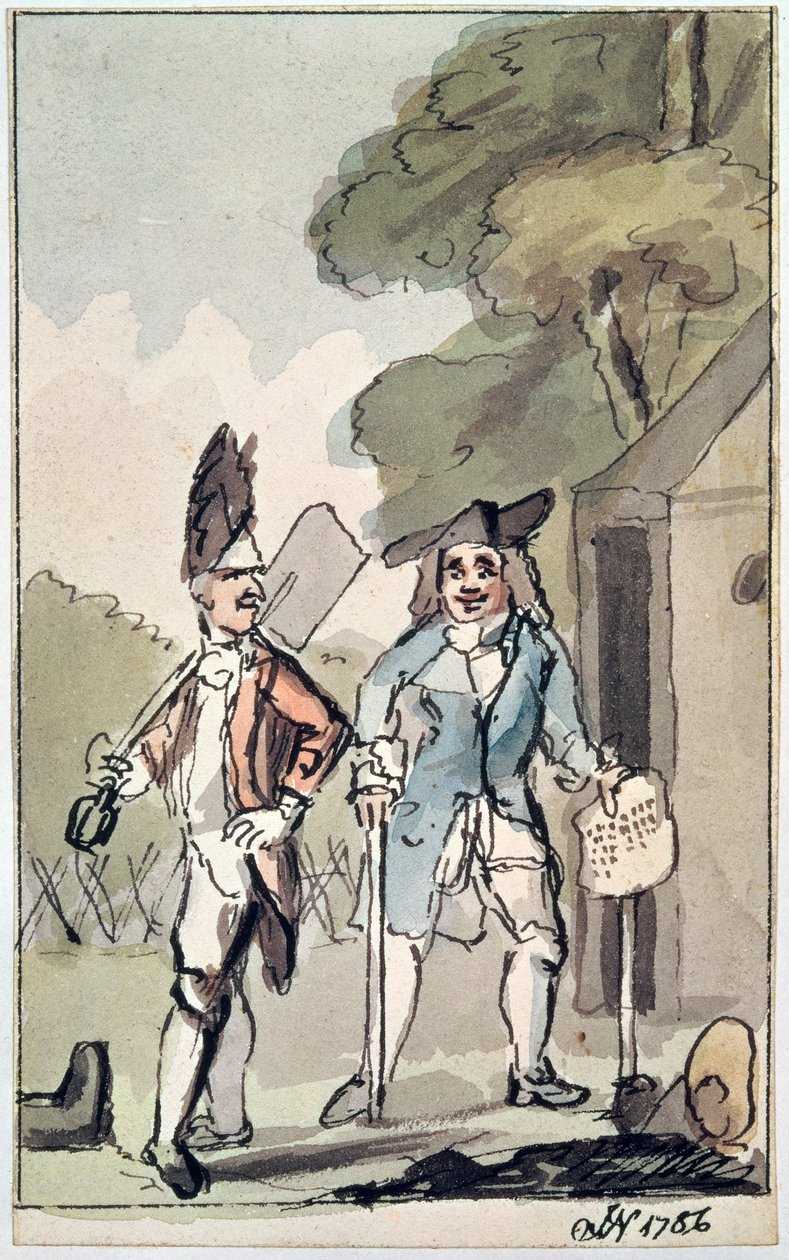 Tristram Shandy, 1786 by John Nixon