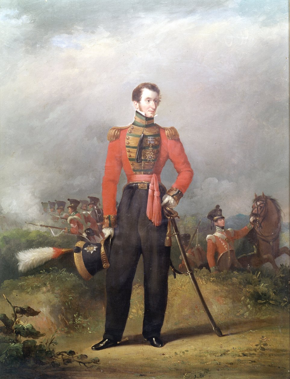 Korgeneral Sir Thomas Bradford KCB, c.1825 by John Pardon