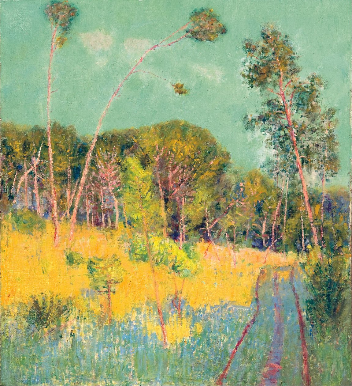 Ormanda bir açıklık by John Peter Russell