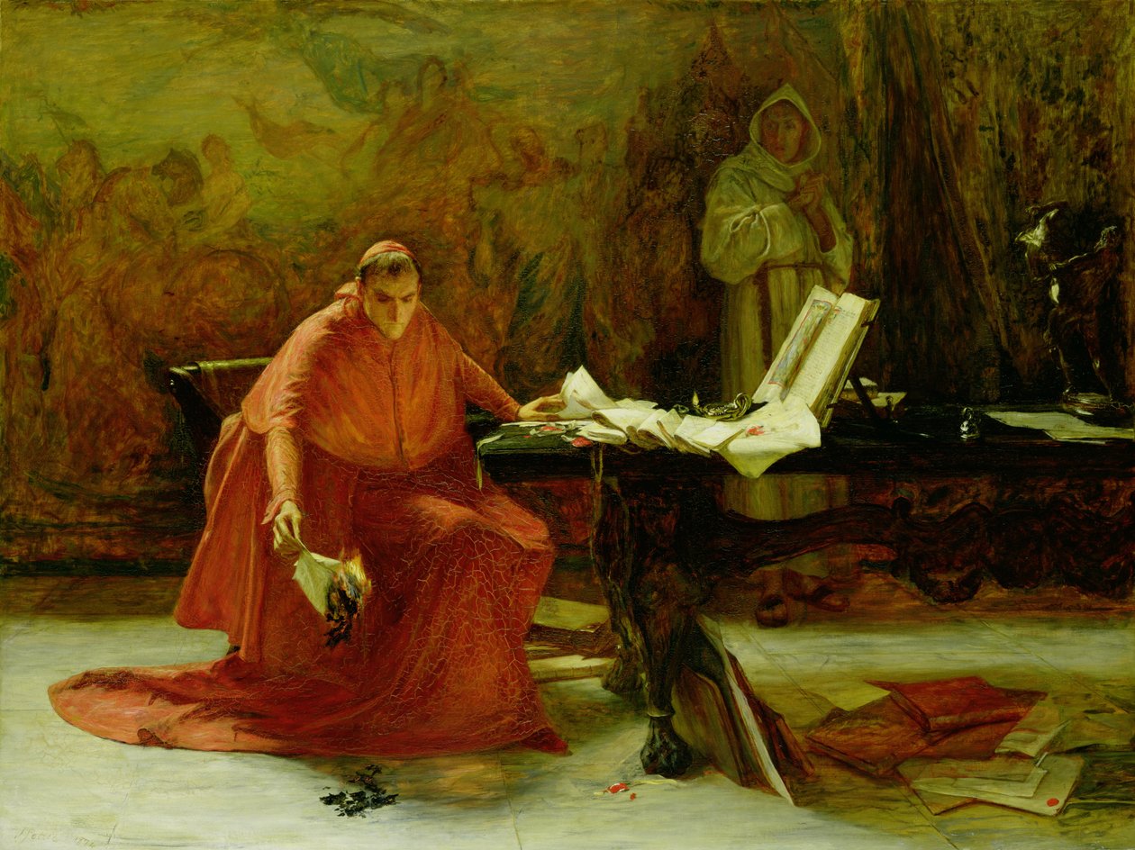 Devlet Sırrı, 1874 by John Pettie