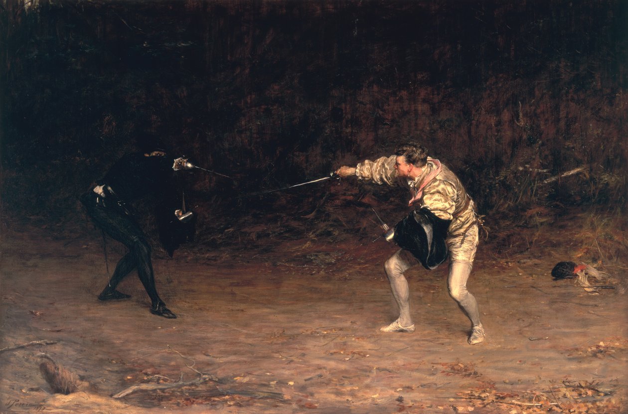 Ölümüne, 1877 by John Pettie