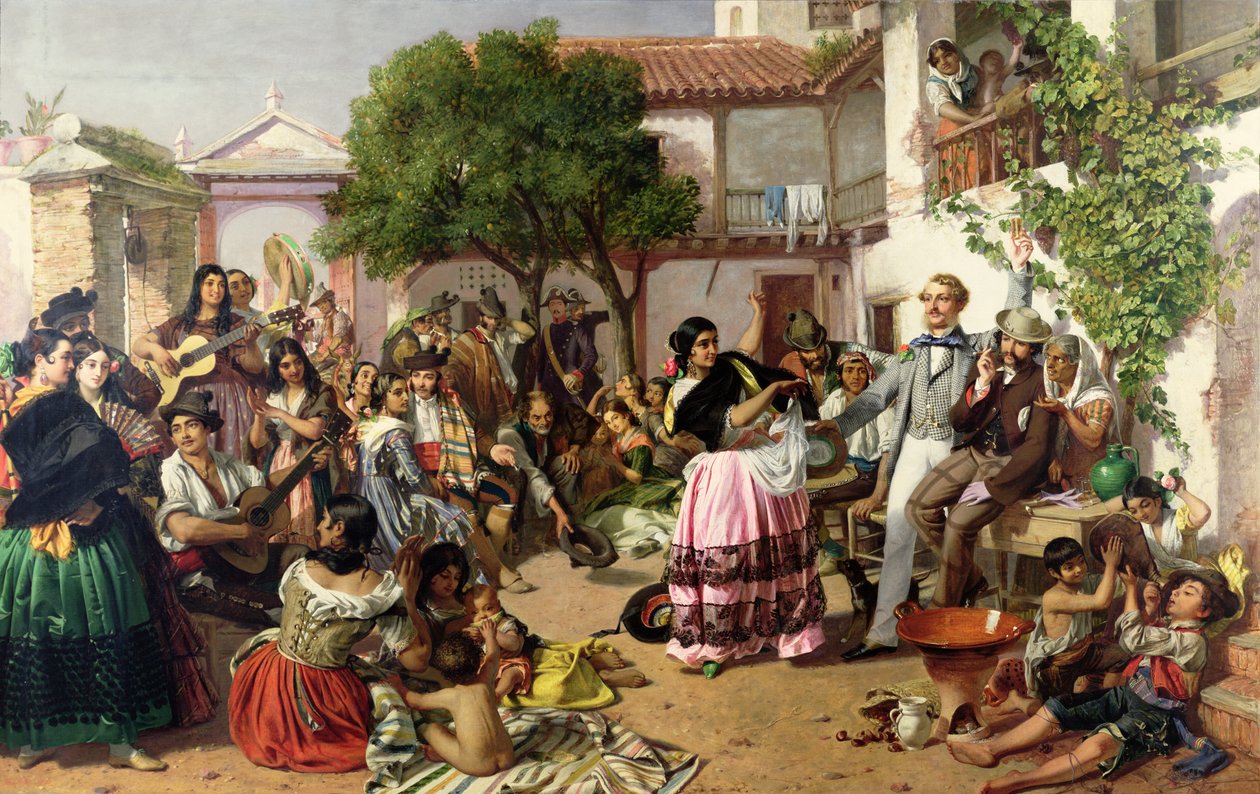 Çingeneler Arasında Yaşam, Sevilla, 1853 by John Phillip
