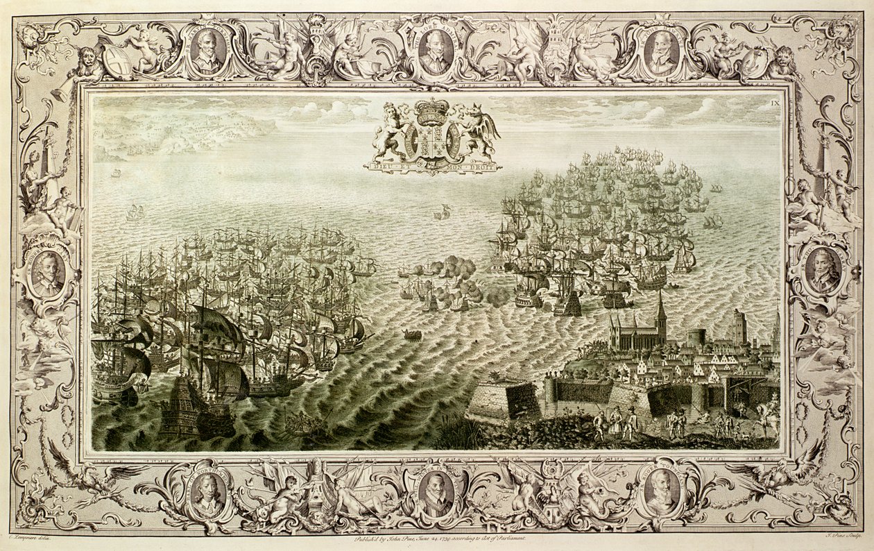 Donanma, 1739 by John Pine