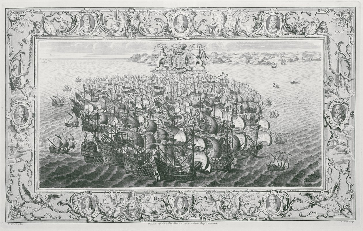 ಸ್ಪ್ಯಾನಿಷ್ ಆರ್ಮಡಾ, 1739 ಟರ್ಕ್ by John Pine