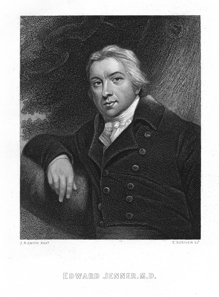 Edward Jenner, E. Scriven tarafından oyulmuş by John Raphael Smith