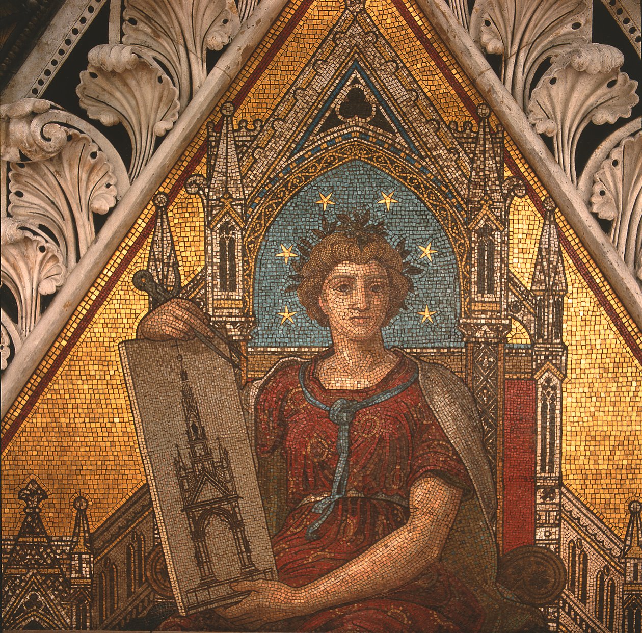 Antonio Salviati (1816-90), 1868 (mozaik) tarafından yürütülen Albert Anıtı