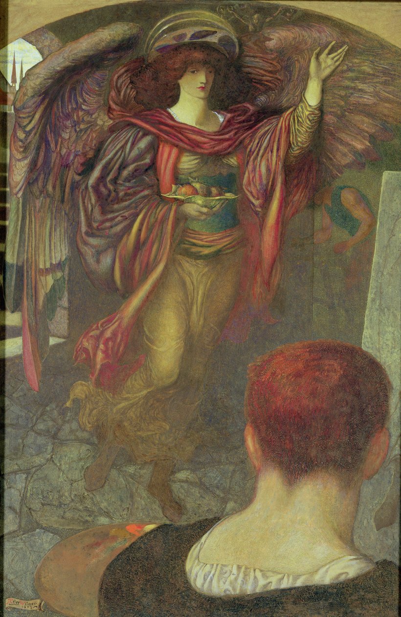 Ressamın Vizyonu: Angela Dorothea, 1903 by John Riley Wilmer