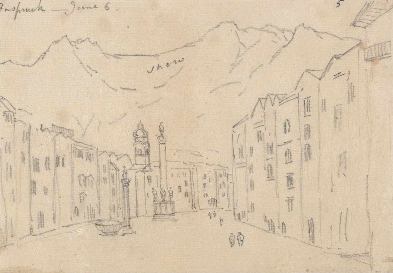 Innsbruck, 6 Haziran by John Robert Cozens