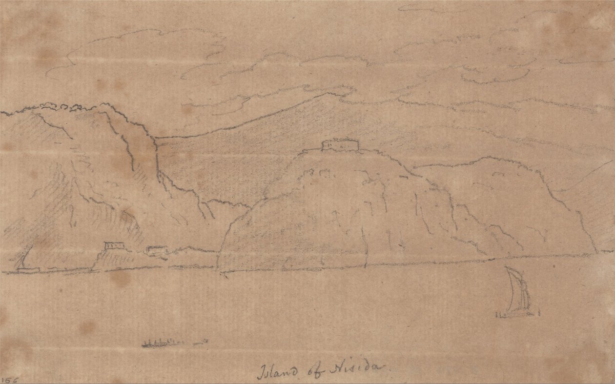 Nisida Adası by John Robert Cozens