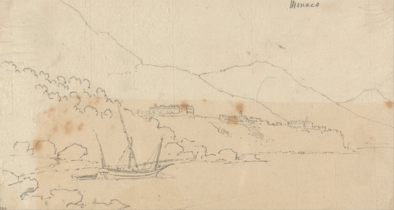 Monako by John Robert Cozens