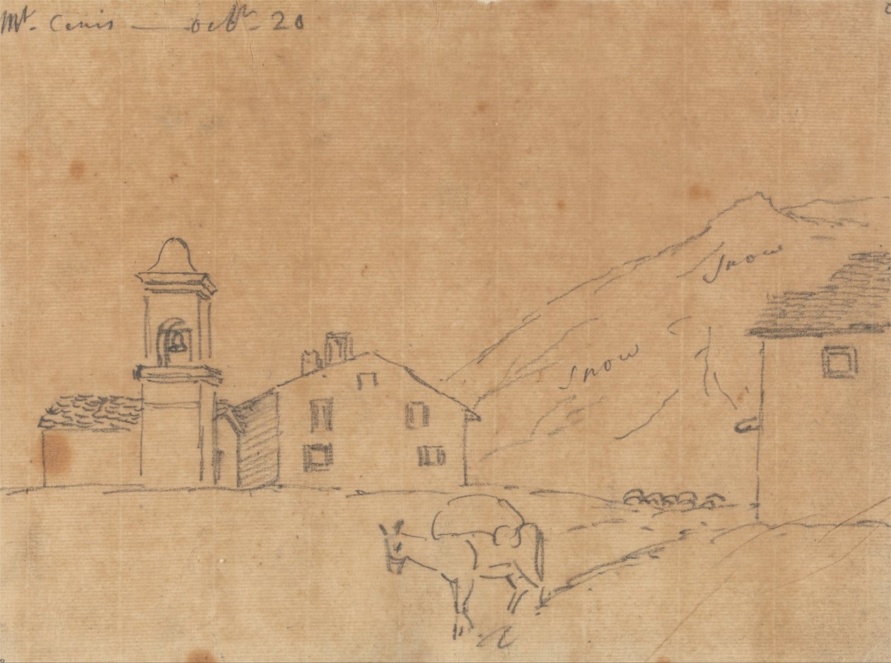 Mont Cenis, 20 Ekim by John Robert Cozens