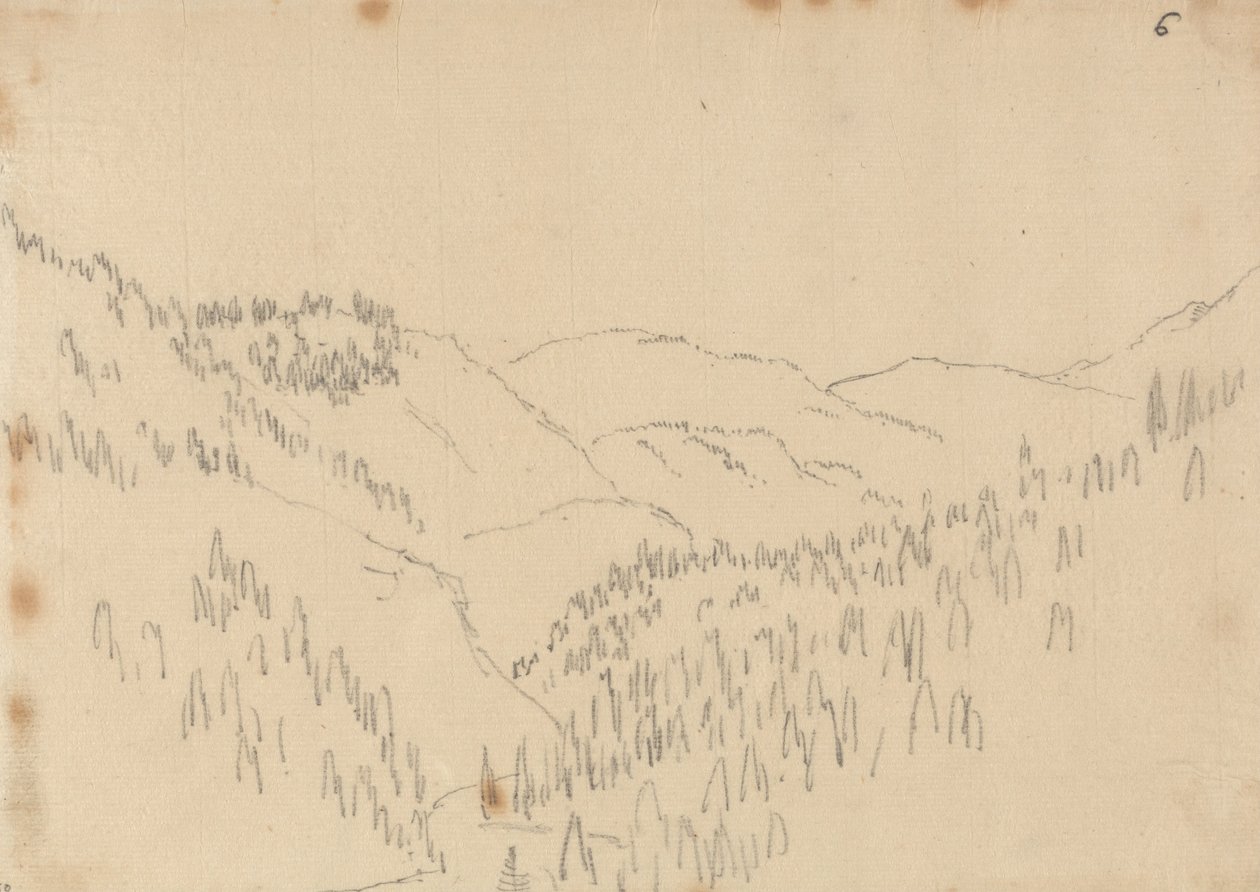 Innsbruck yakınlarında by John Robert Cozens