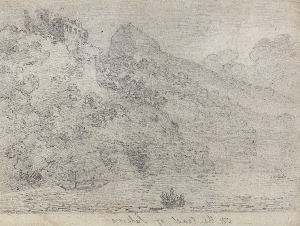 Salerno sahilinde by John Robert Cozens