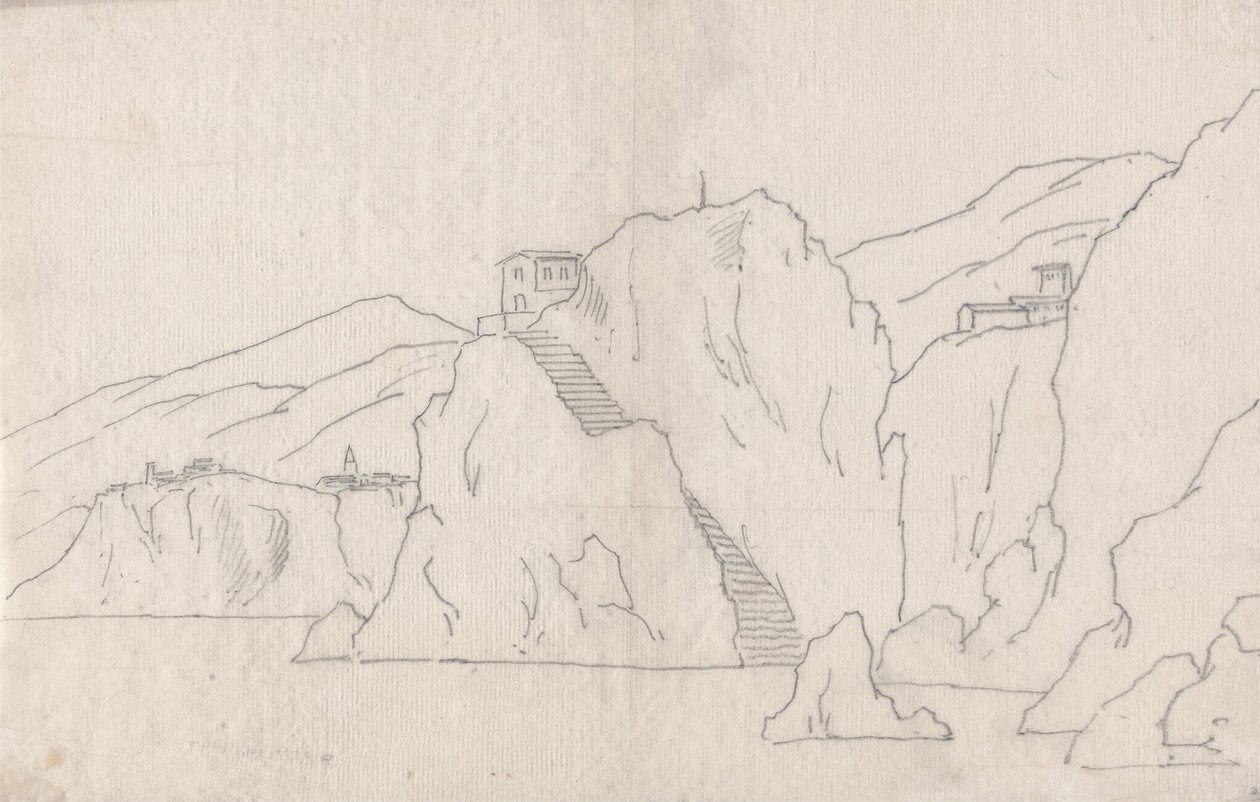 Kaya Kıyı Şeridi by John Robert Cozens