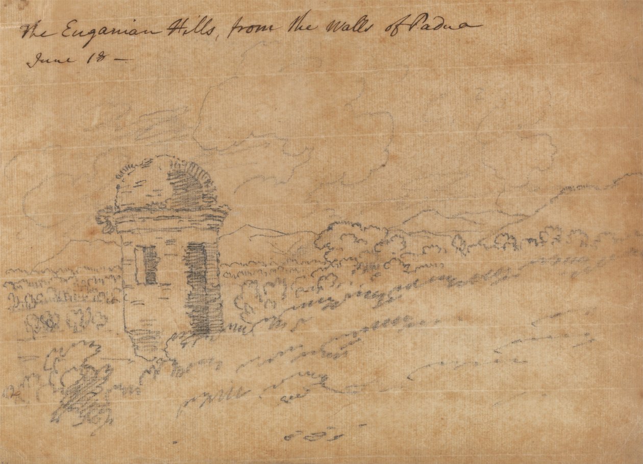 Euganean Tepeleri by John Robert Cozens