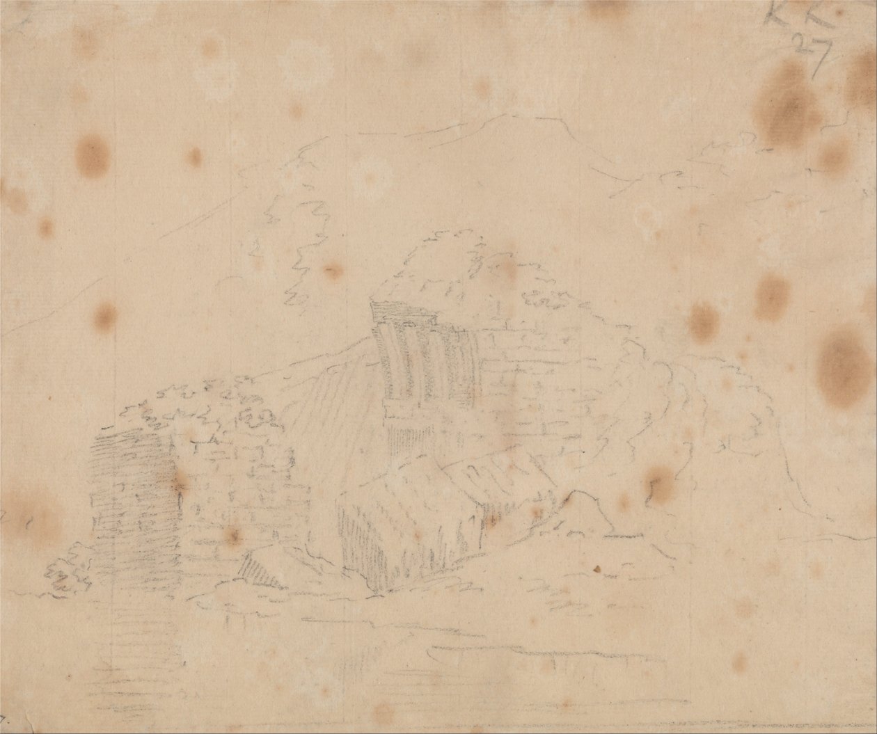 Bilinmeyen Kalıntılar by John Robert Cozens