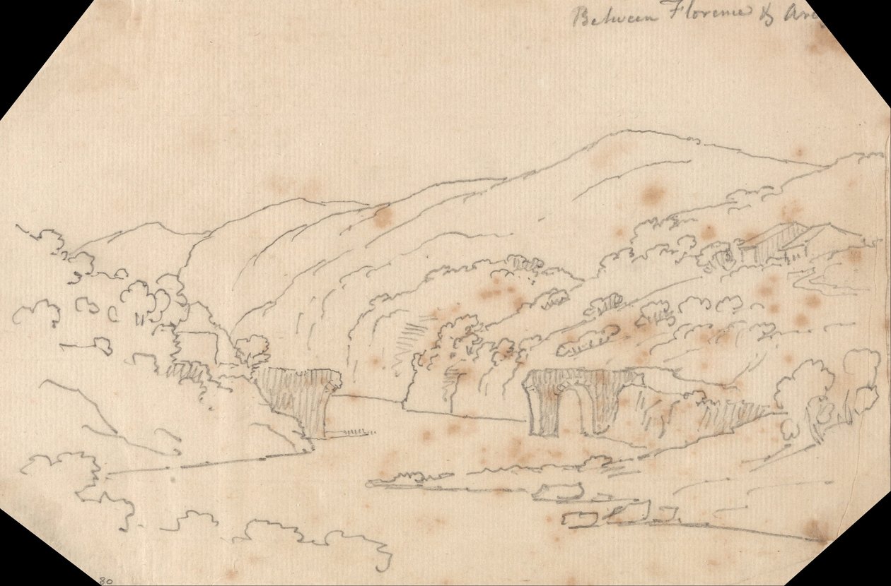 Floransa ve Arezzo Arasındaki Arno