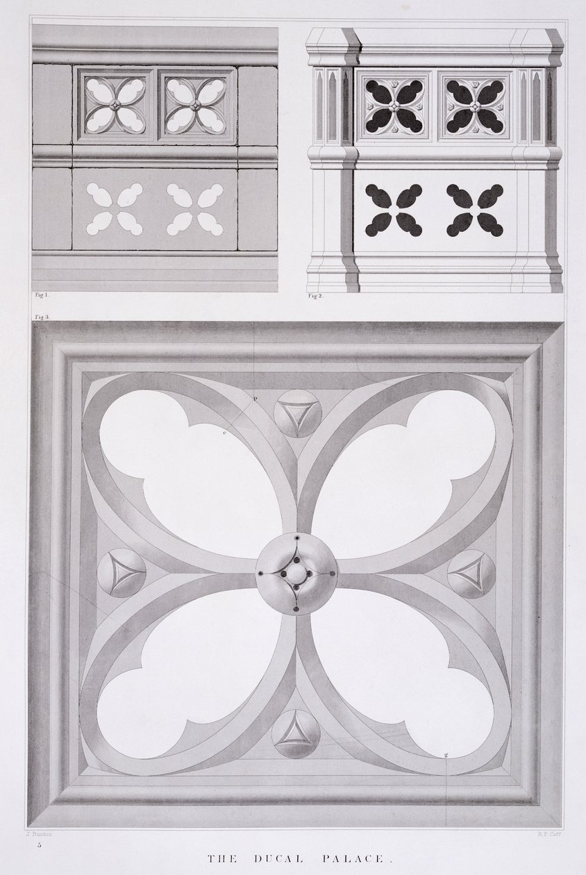 Ducal Sarayı, Güney Balkon Bölmeleri, John Ruskin