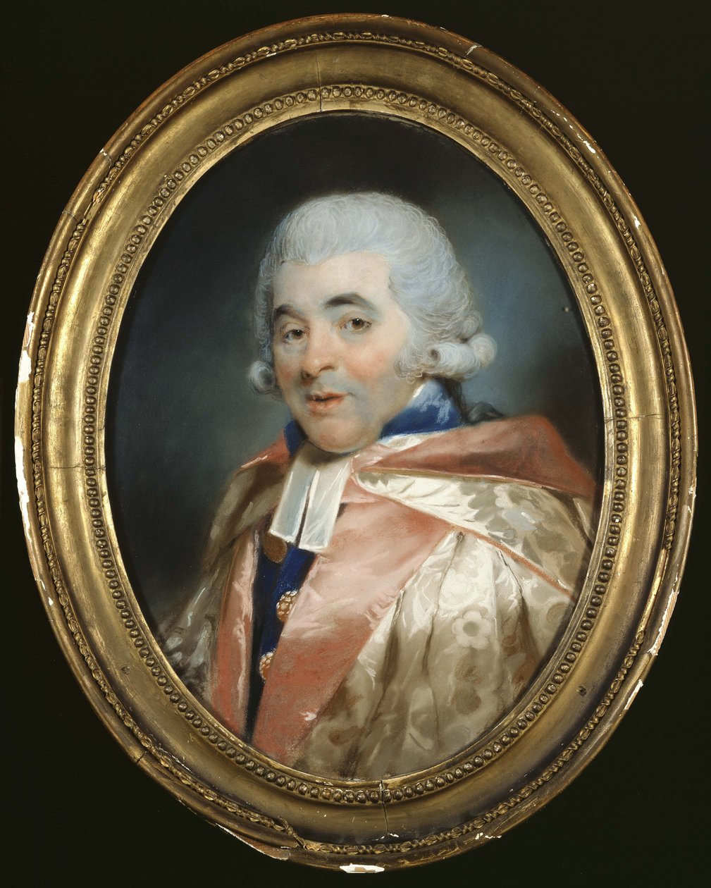 Thomas Sander Dupuis (tuval üzerine serilmiş kağıt üzerine pastel, çerçeveli) by John Russell