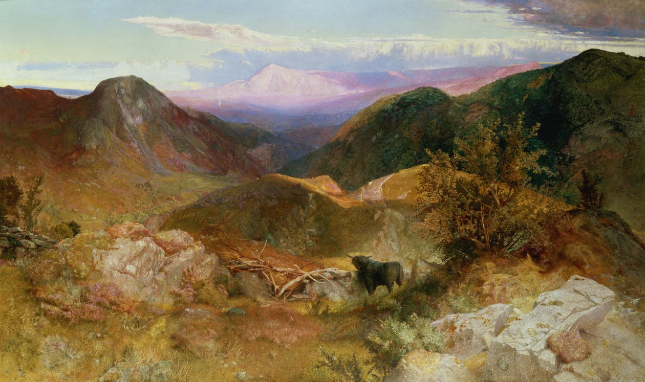 Glen Ogle, İskoçya, 1860 by John Samuel Raven