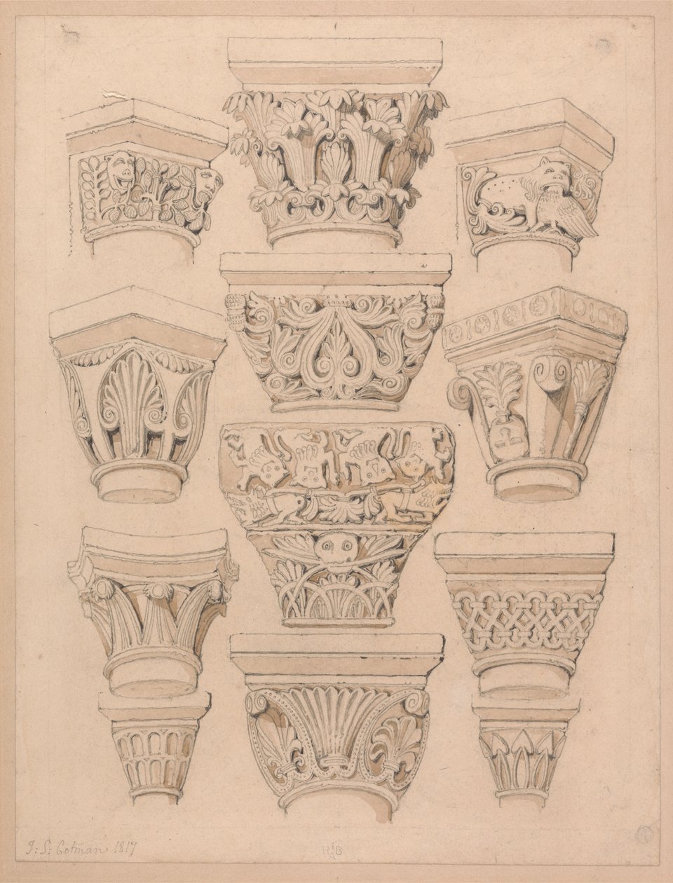 Rouen, Normandiya yakınlarındaki St. Georges de Boscherville Abbey Kilisesi
