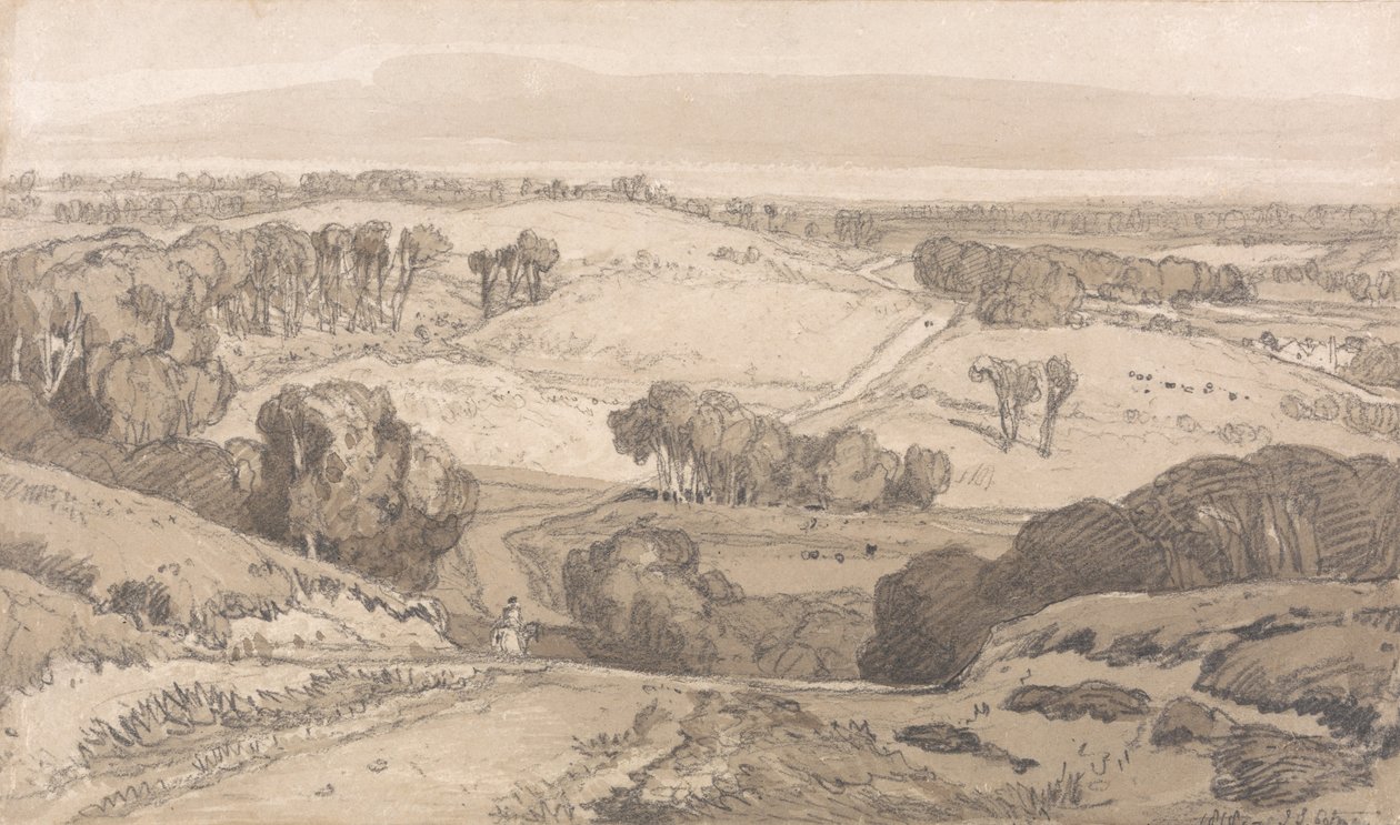 Norwich yakınlarındaki Holt Heath by John Sell Cotman