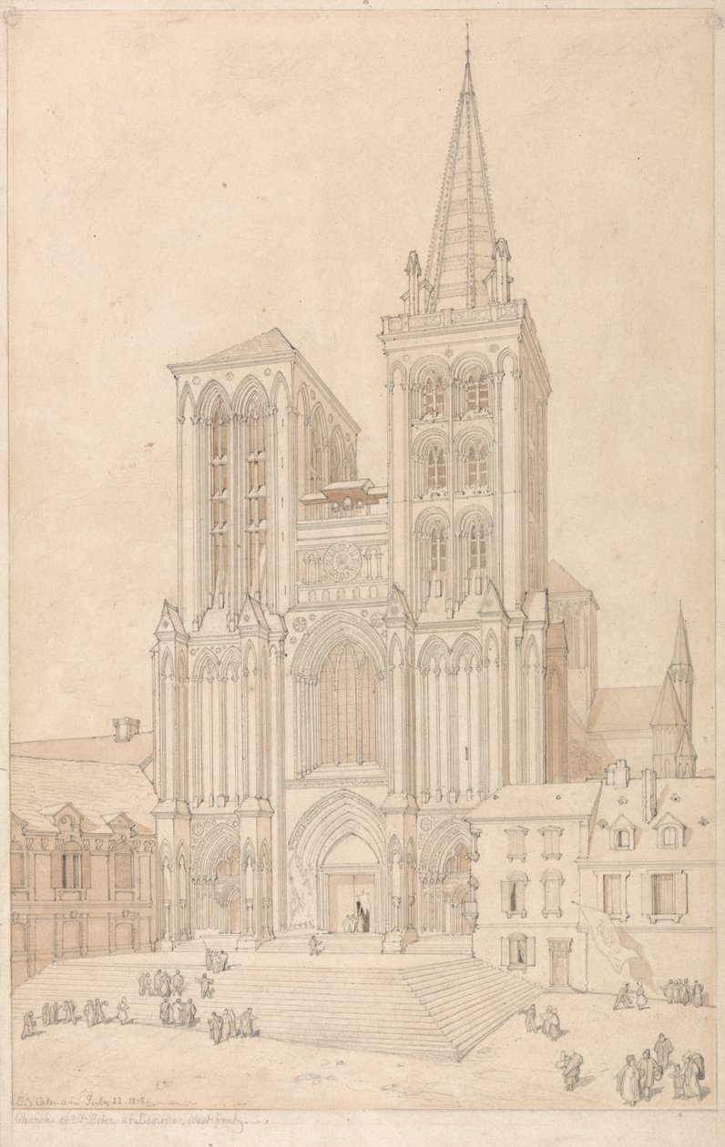 Aziz Peter, Lisieux, Normandiya-Batı Cephesi by John Sell Cotman