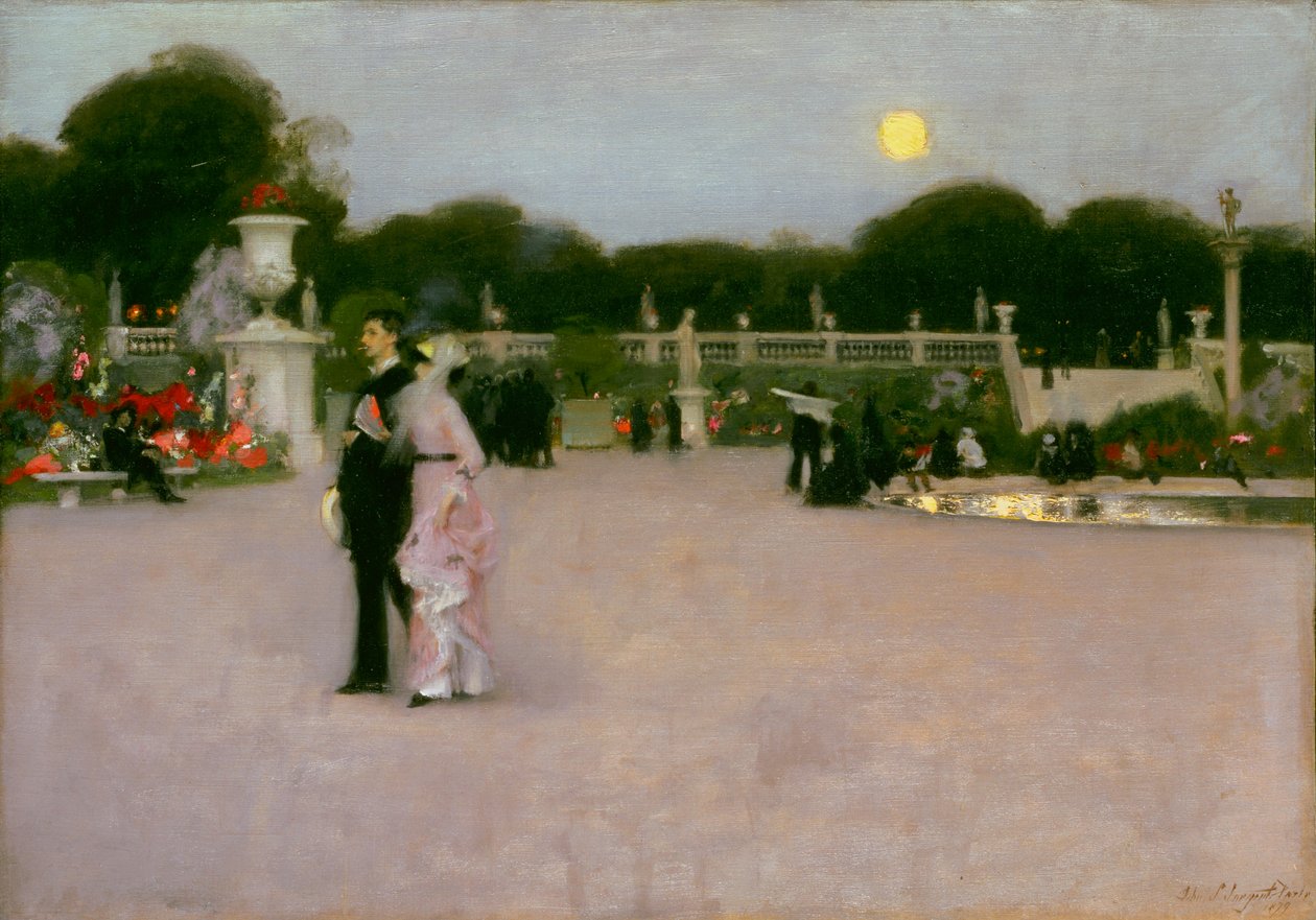Lüksemburg Bahçelerinde by John Singer Sargent