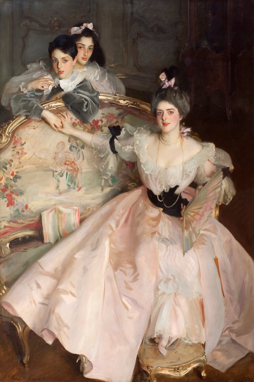 Bayan Carl Meyer ve Çocukları by John Singer Sargent