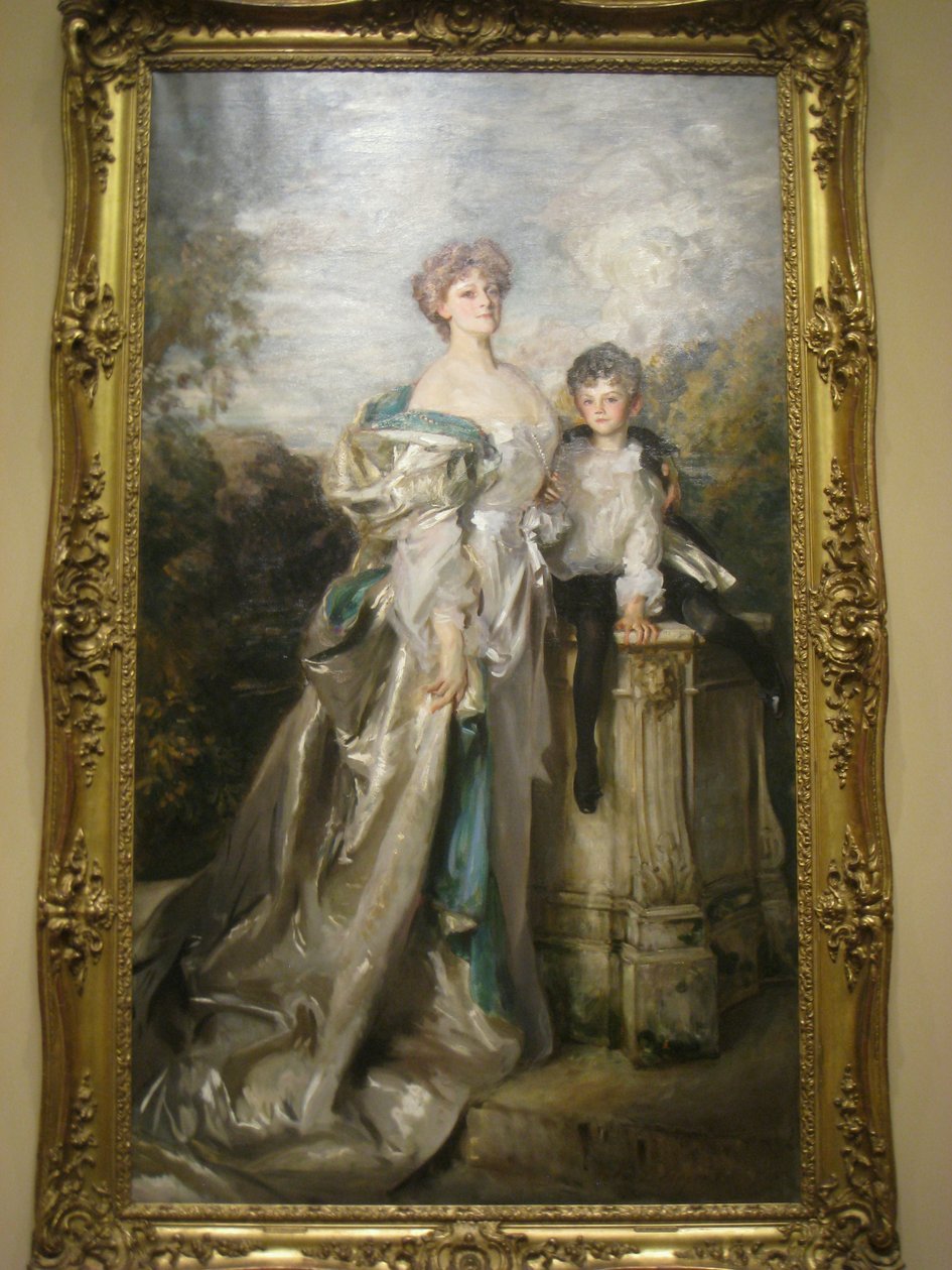 Leydi Warwick ve Oğlunun Portresi by John Singer Sargent