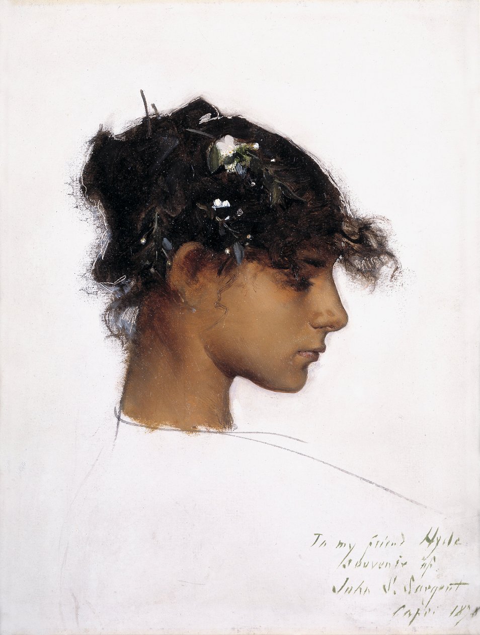 Rosina Ferrara, Capri Kızının Başkanı by John Singer Sargent