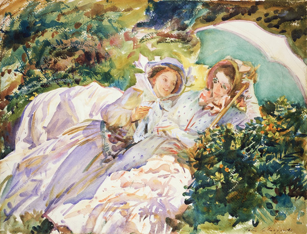 simplon pass bu tease by John Singer Sargent