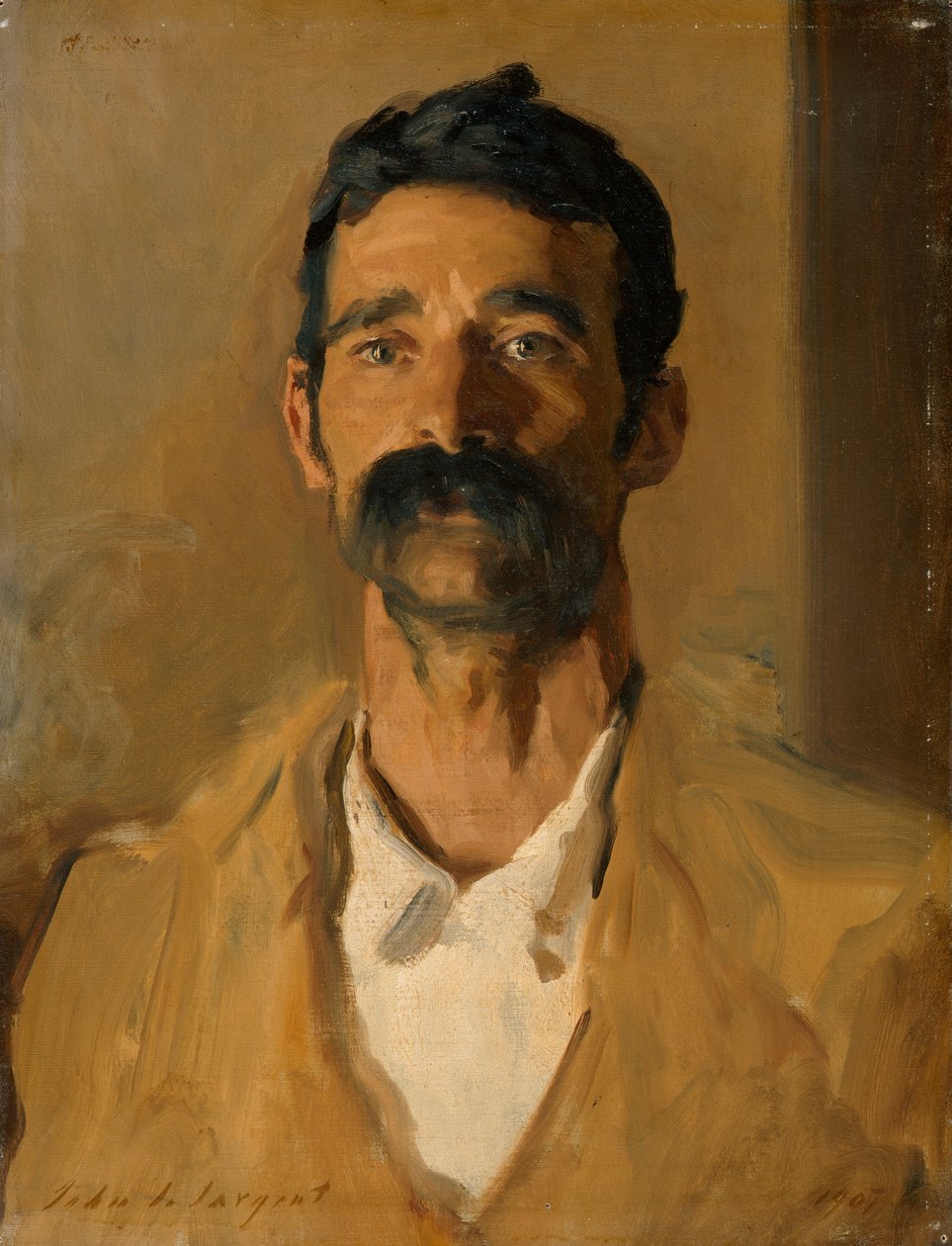 Sicilyalı bir köylünün çalışması, 1907 by John Singer Sargent
