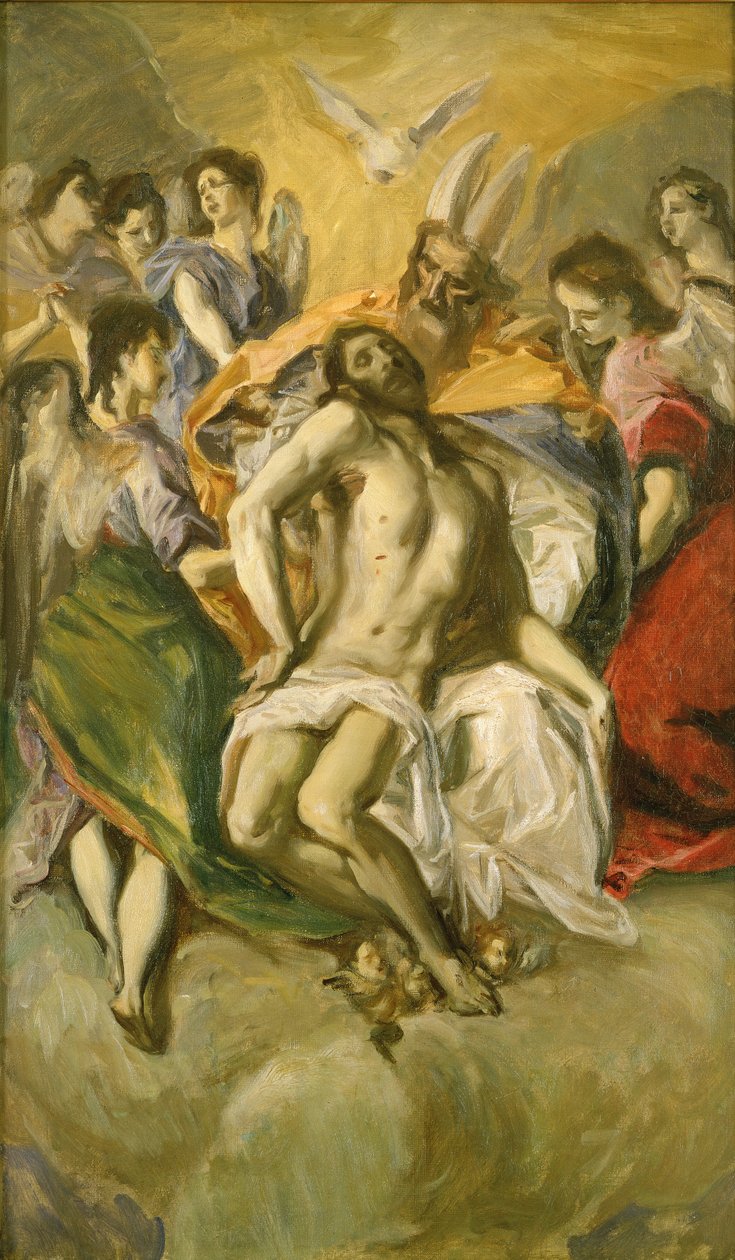 The Descent from the Cross, after El Greco  by John Singer Sargent
