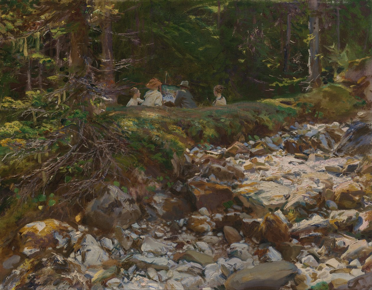 Usta ve Öğrencileri by John Singer Sargent
