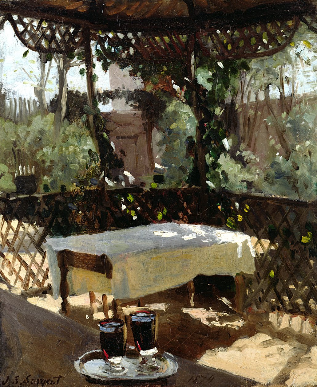 İki Şarap Kadehleri, 1874 by John Singer Sargent