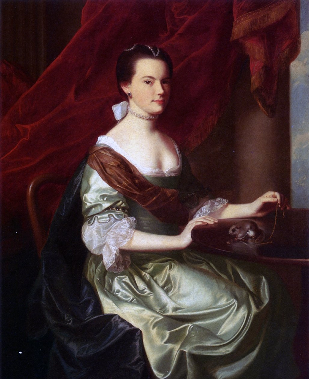 Bayan Theodore Atkinson Jr. (Frances Deering Wentworth), 1765 by John Singleton Copley