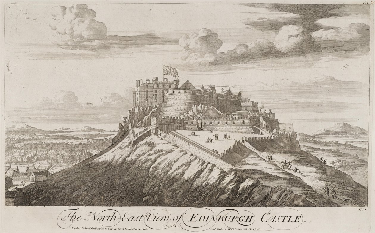 Edinburgh Kalesi John Slezer by John Slezer