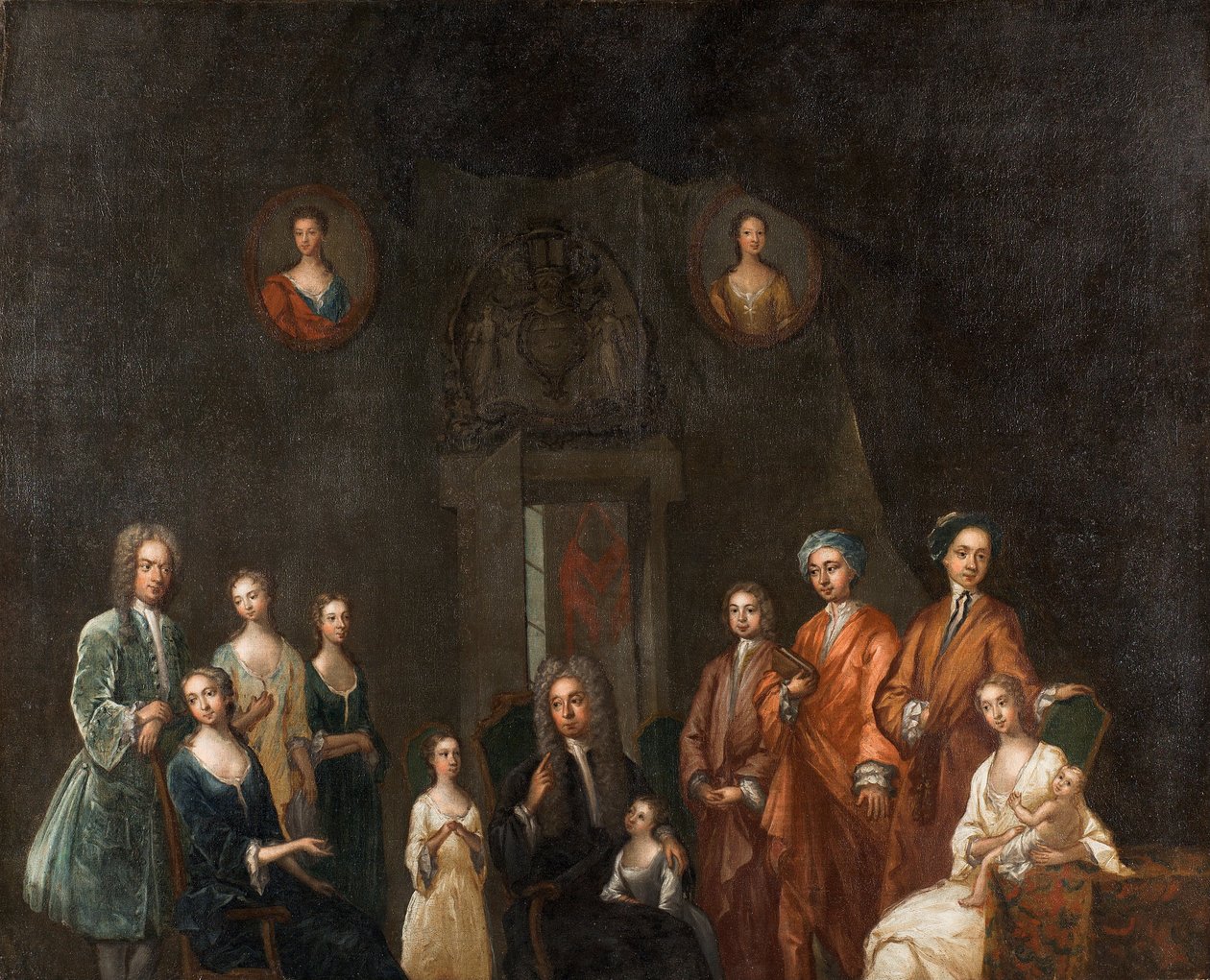 Sir Francis Grant, Lord Cullen ve Ailesinin Portresi by John Smibert