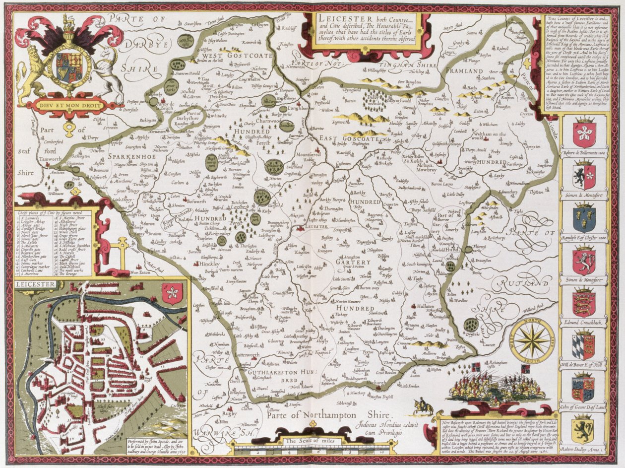 Leicester, John Speed