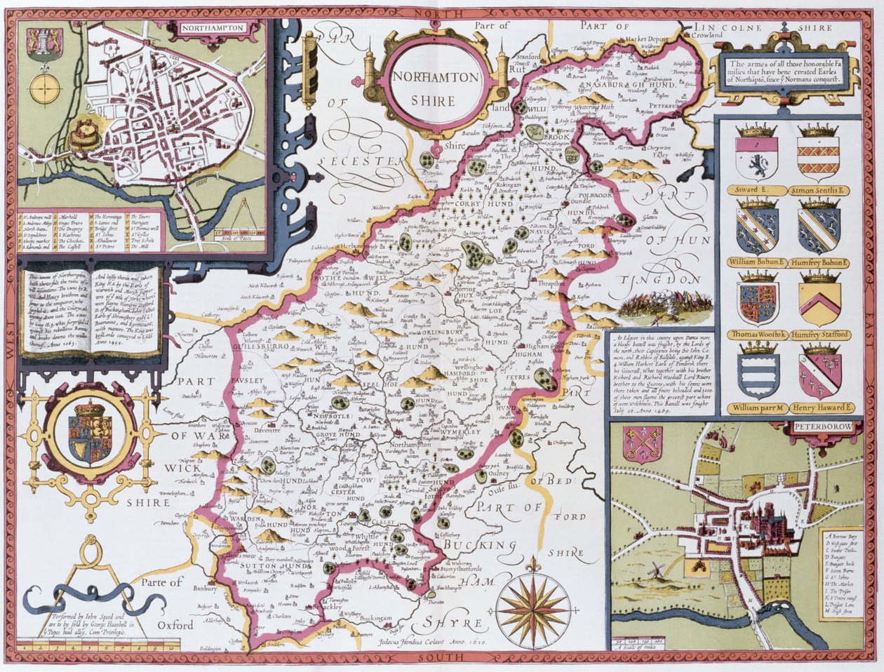 Northamptonshire, John Speed